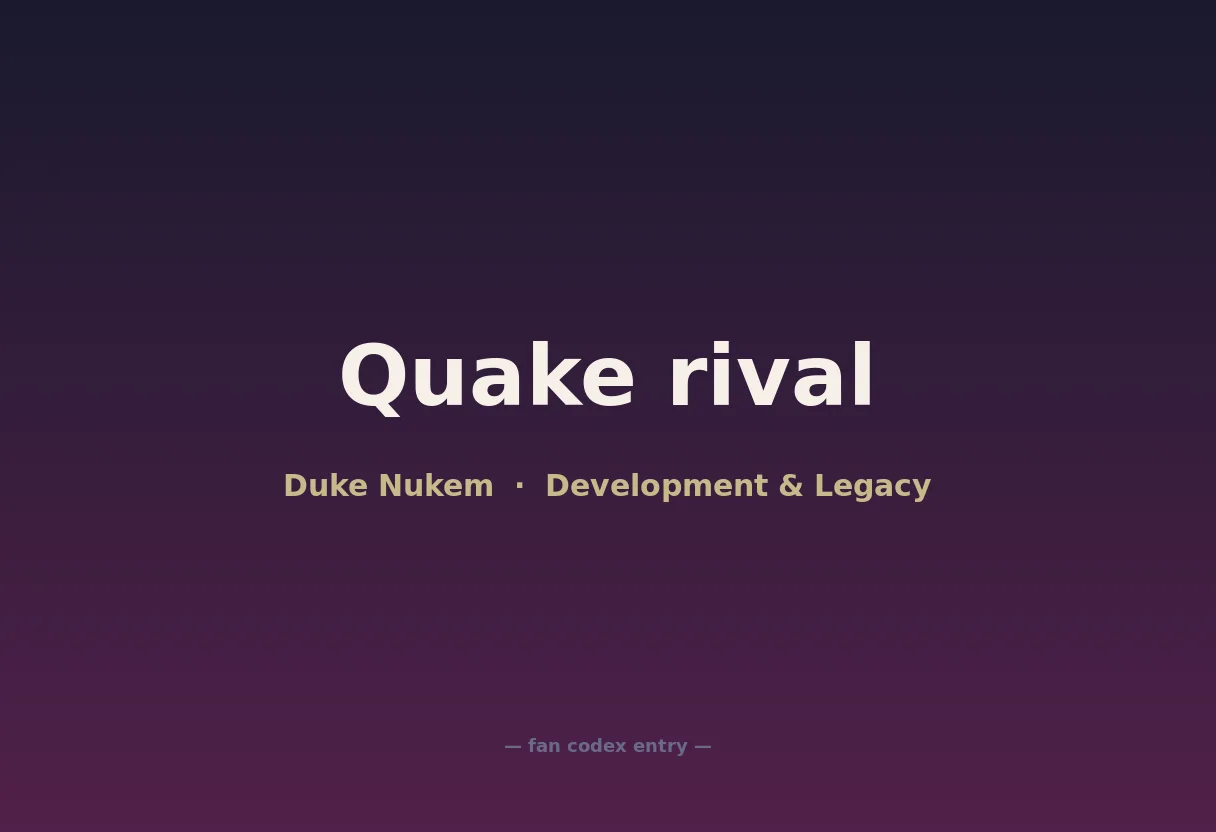 Quake rival