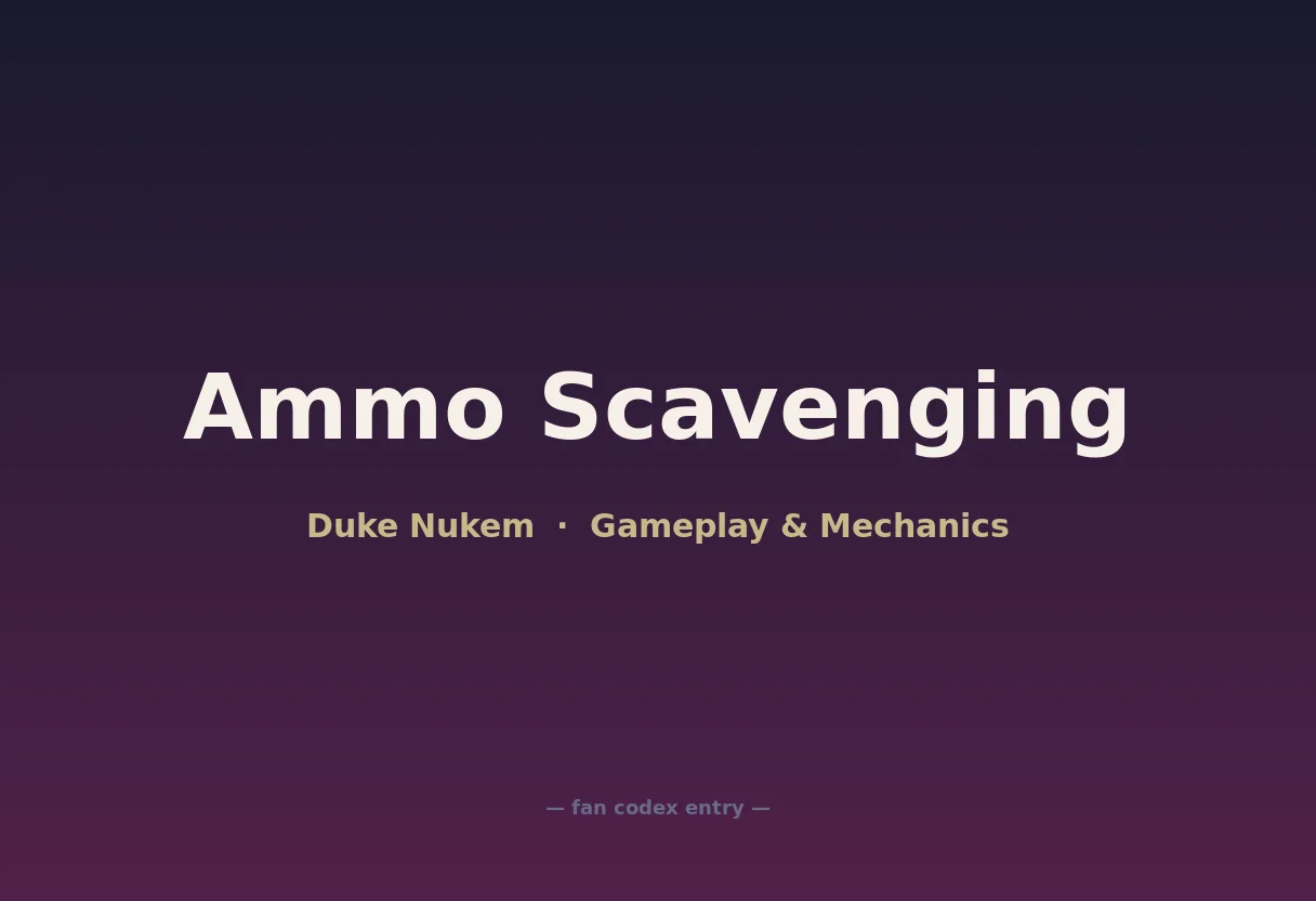Ammo Scavenging