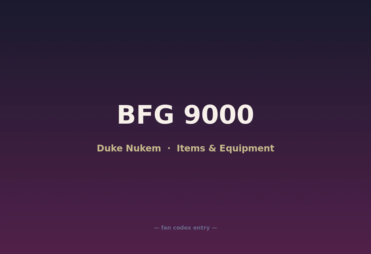 BFG 9000