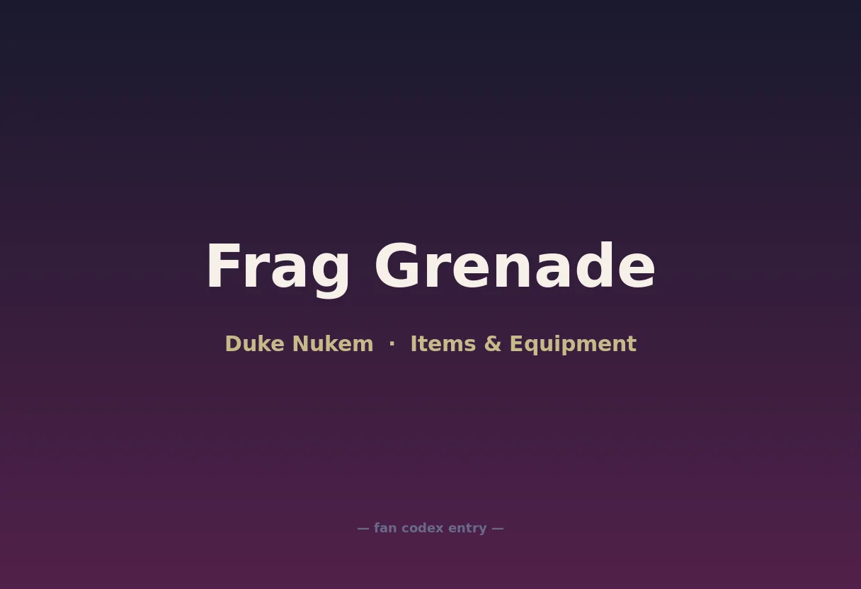 Frag Grenade
