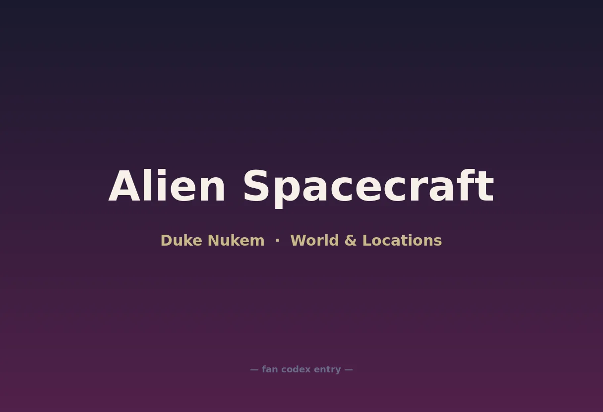 Alien Spacecraft