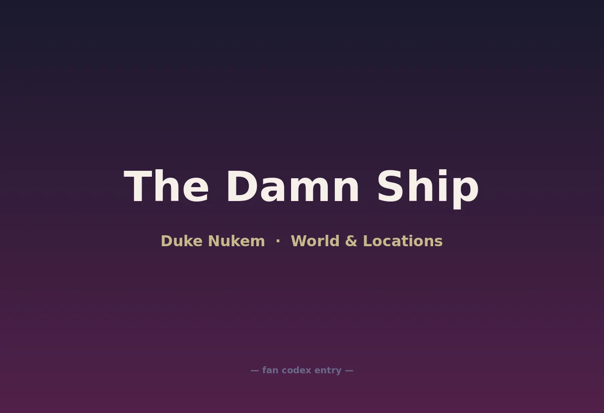 The Damn Ship